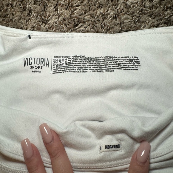Victoria secret white mesh leggings size medium - Picture 2 of 4